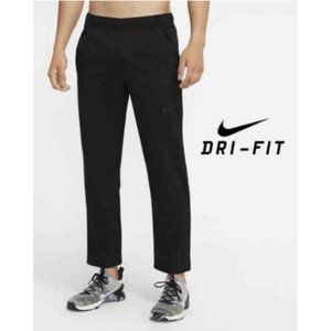 Nike Dri-FIT Men's Woven Training Jogger Gym Pants - Black